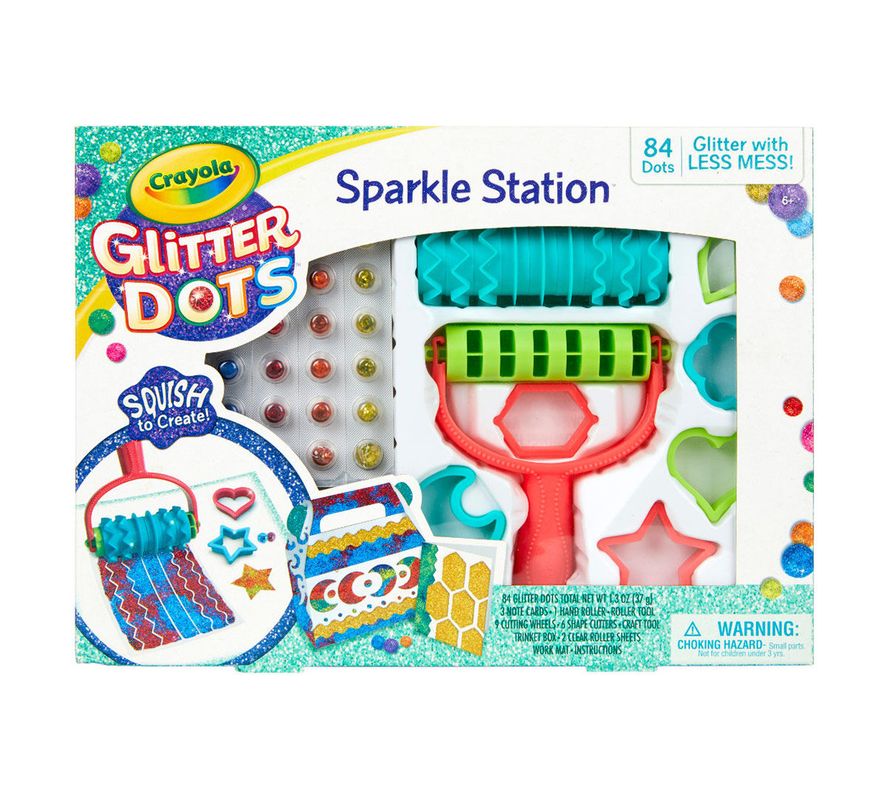 CRAYOLA GLITTER DOTS SPARKLE STATION