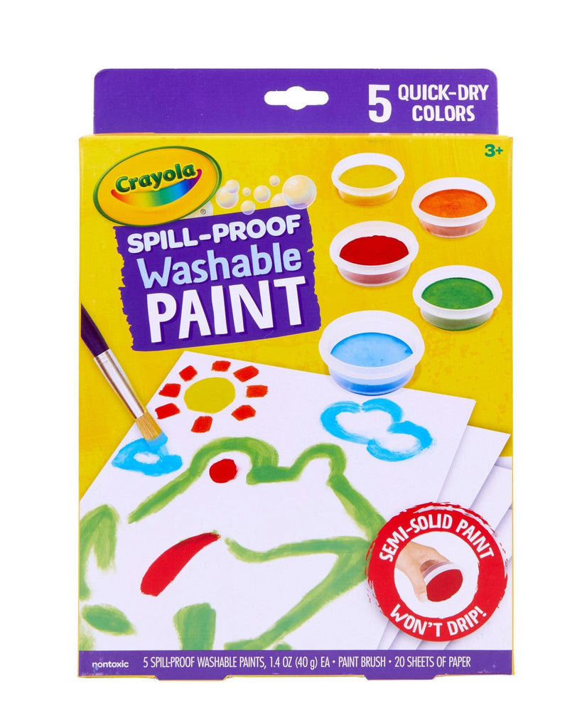 CRAYOLA SPILL-PROOF WASHABLE PAINT