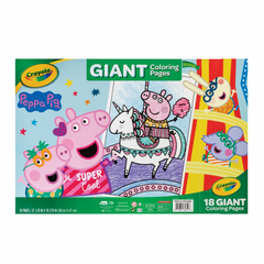 Crayola Giant Coloring Pages Peppa Pig Img 1 - Toyworld