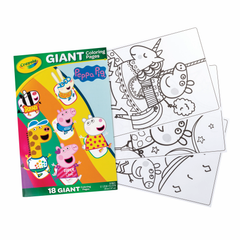 Crayola Giant Coloring Pages Peppa Pig Img 2 - Toyworld