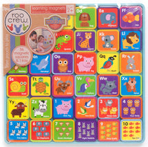 Roo Crew Eco Wood 37Pc Learning Magnets - Toyworld