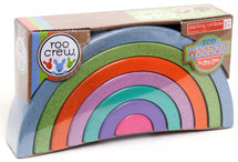 Roo Crew Eco Wood 20 Stacking Rainbow - Toyworld