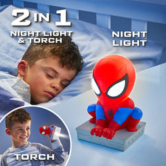 Marvel Spiderman Night Light And Torch Img 2 | Toyworld