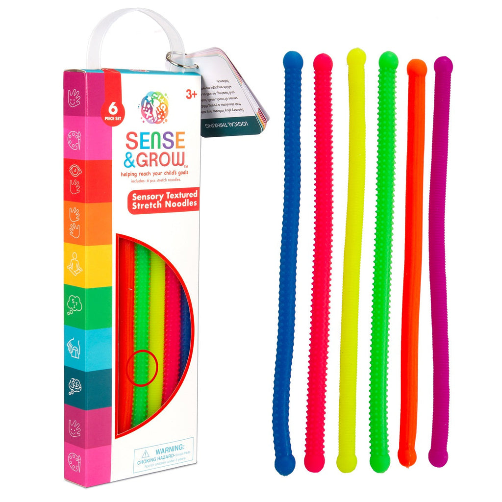 SENSE AND GROW SENSORY TEXTURED STRETCH NOODLES