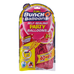 Zuru Bunch O Balloons Self Sealing Party Balloons 24 Pack Pink Img 1 - Toyworld