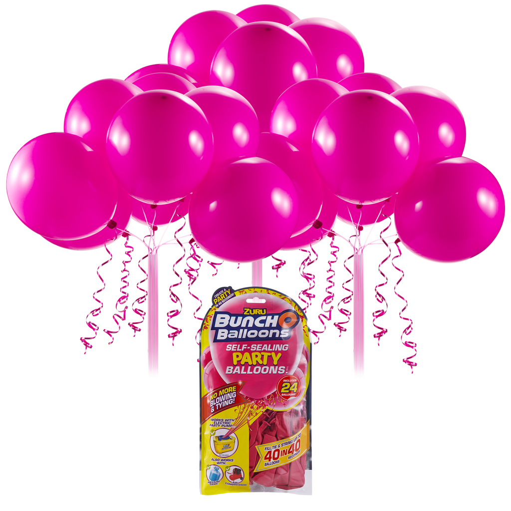 Zuru Bunch O Balloons Self Sealing Party Balloons 24 Pack Pink - Toyworld