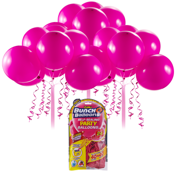 Zuru Bunch O Balloons Self Sealing Party Balloons 24 Pack Pink - Toyworld
