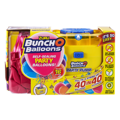Zuru Bunch O Balloons Self Sealing Party Balloons Pump With 16 Balloons Pink Img 2 - Toyworld