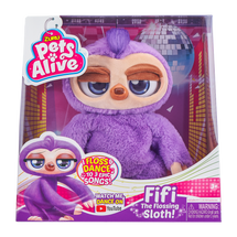 Zuru Pets Alive Fifi Flossing Sloth - Toyworld