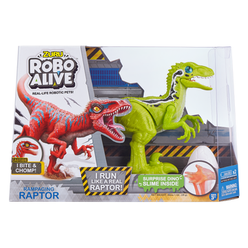 Robo Alive Robotic Rampaging Raptor With Slime - Toyworld