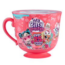 Itty Bitty Prettys Tea Party Big Tea Cup Pink Spoon - Toyworld