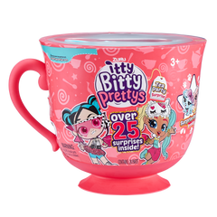 Itty Bitty Prettys Tea Party Big Tea Cup Pink Spoon - Toyworld