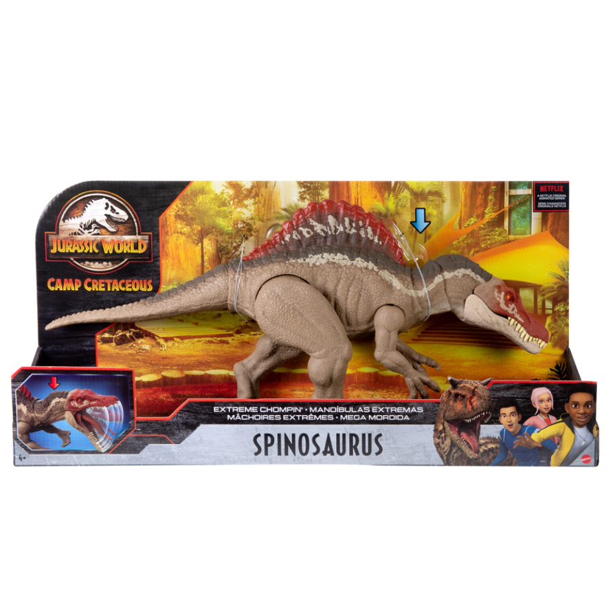 Jurassic World Camp Cretaceous Extreme Chompin Spinosaurus | Toyworld