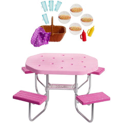 BARBIE FURNITURE PICNIC TABLE