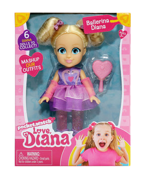 Love Diana Mini Doll Ballerina Diana - Toyworld