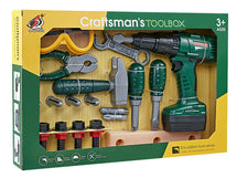 Craftsman Toolbox Tool Set With Battery Operated Drill | Toyworld