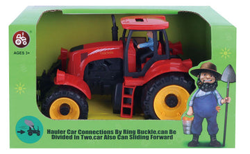 Farm Machinery Friction Tractor Assorted Colors - Toyworld