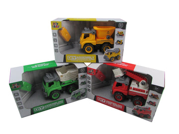 Diy Assembly Vehicles Assorted Styles - Toyworld