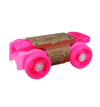 Enviro Plastic Baby Wagon With Blocks Pink - Toyworld