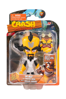 CRASH BANDICOOT FIGURES DR NEO WITH UKA UKA MASK