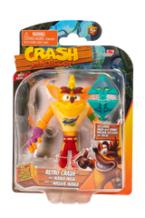 CRASH BANDICOOT FIGURES CRASH BANDICOOT WITH IKA IKA MASK