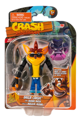 CRASH BANDICOOT FIGURES CRASH BANDICOOT WITH AKANO MASK