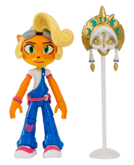 CRASH BANDICOOT FIGURES COCO WITH KUPUNA MASK