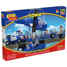 Best Lock Medium Construction Set Police - Toyworld