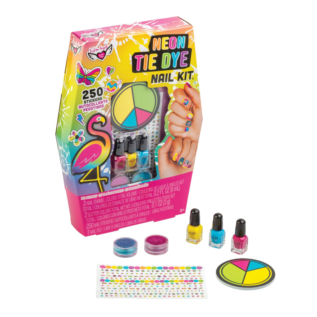 CRAYOLA NEON TIE DYE NAIL KIT