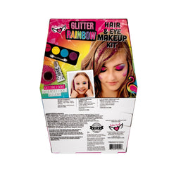 CRAYOLA GLITTER RAINBOW HAIR & EYE MAKEUP KIT