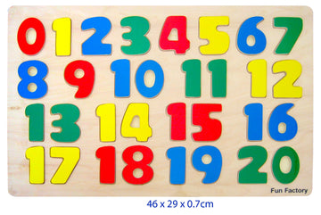 Fun Factory Raised Puzzle Number - Toyworld