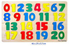 Fun Factory Raised Puzzle Number - Toyworld