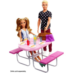 BARBIE FURNITURE PICNIC TABLE