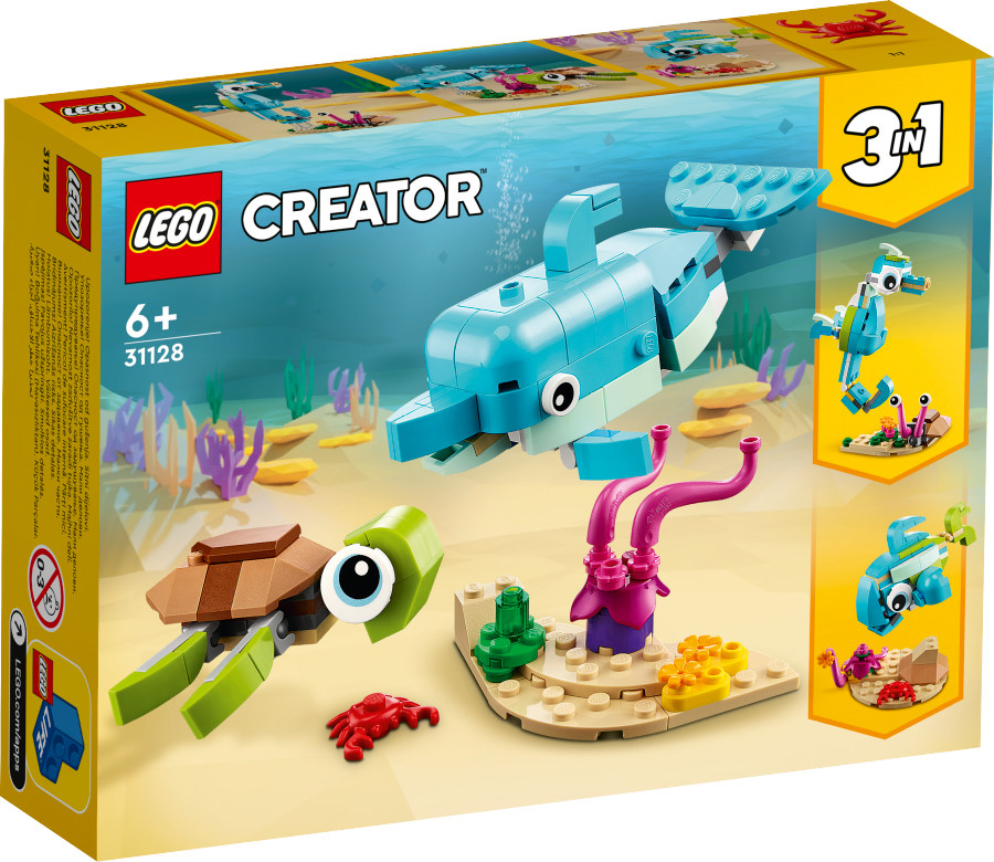 LEGO 31128 CREATOR DOLPHIN AND TURTLE