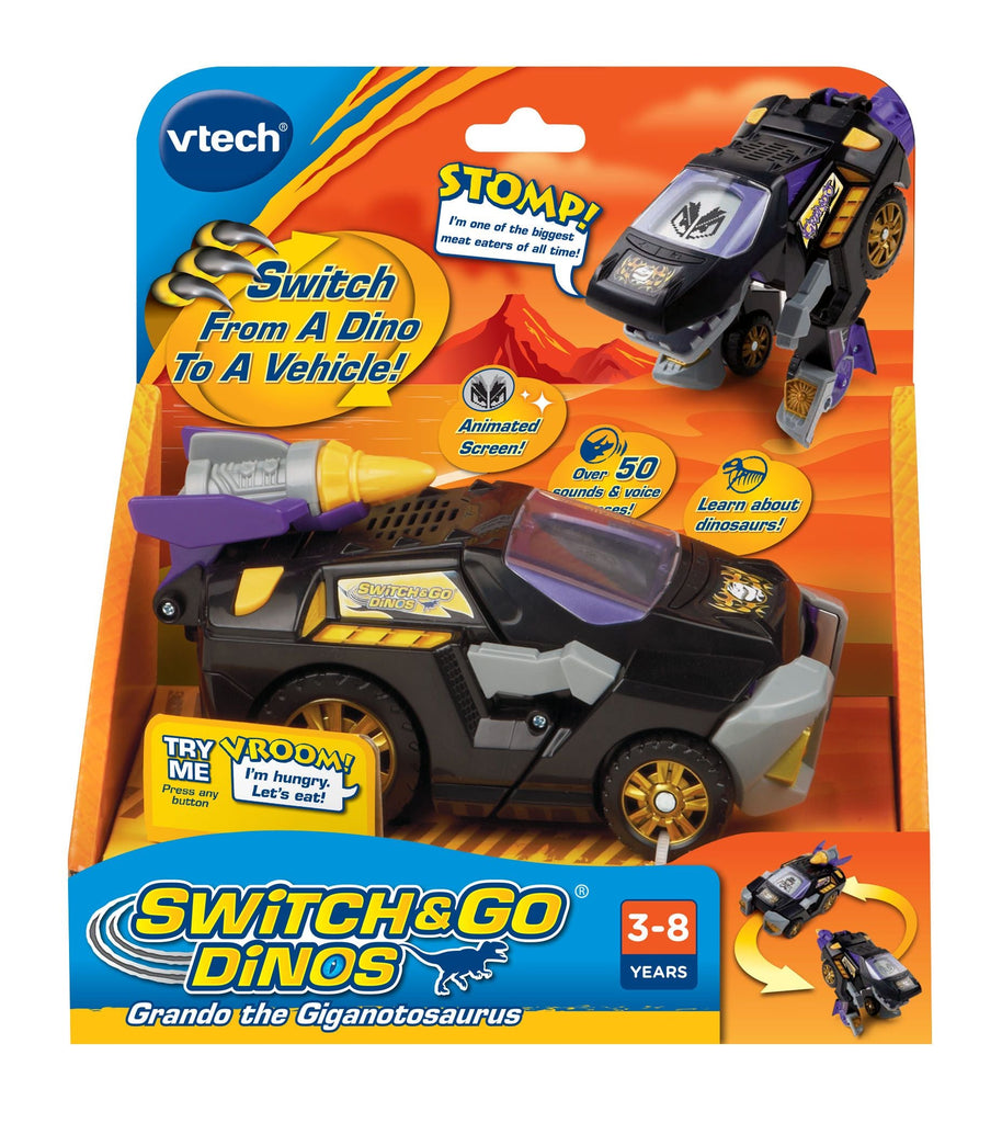 Vtech Switch & Go Dinos Grando The Gigantosaurus - Toyworld