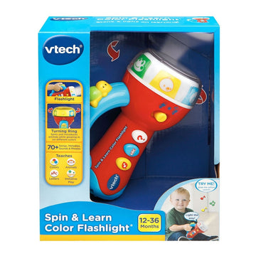 Vtech Baby Spin & Learn Colours Torch | Toyworld