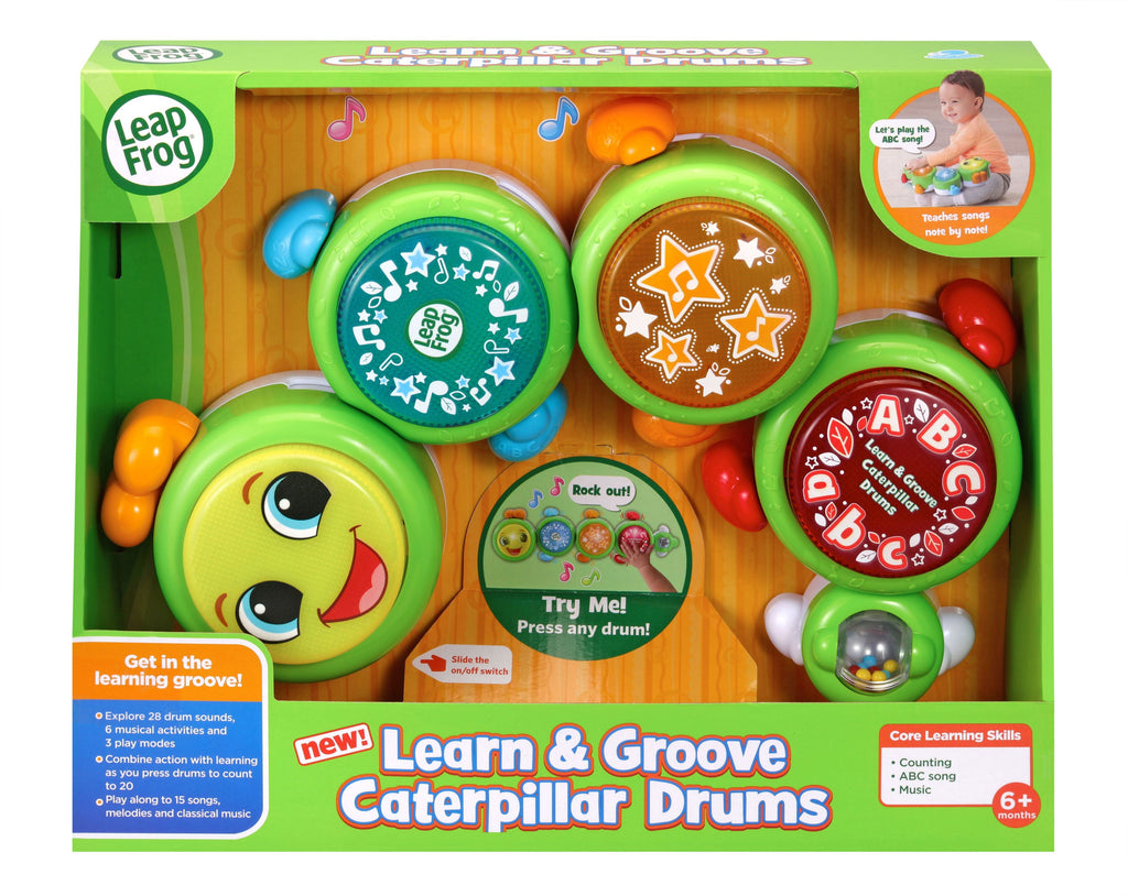 Leapfrog Learn & Groove Caterpillar Drums - Toyworld