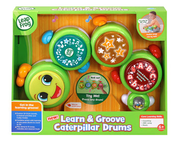 Leapfrog Learn & Groove Caterpillar Drums - Toyworld