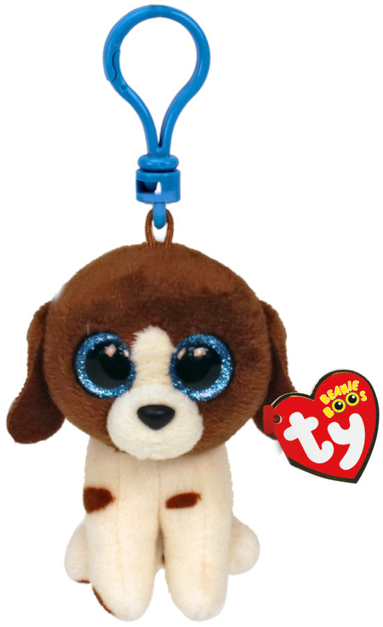 Beanie Boos Clip Muddles Dog Brown White | Toyworld