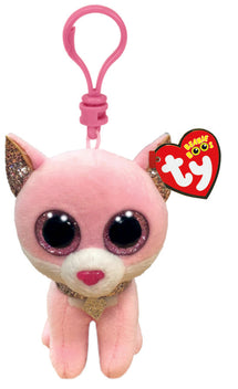 Beanie Boos Clip Fiona Cat Pink | Toyworld