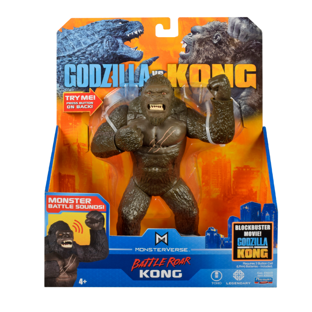 Godzilla Vs Kong Deluxe Battle Roar Kong | Toyworld