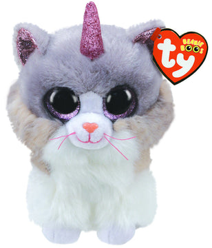 Beanie Boos Medium Asher Cat With Horn | Toyworld