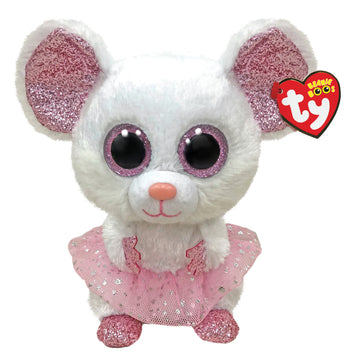 Beanie Boos Medium Nina Mouse | Toyworld