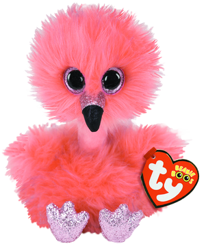 Ty Beanie Boo Regular Franny Flamingo Long Neck - Toyworld