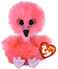 Ty Beanie Boo Regular Franny Flamingo Long Neck - Toyworld