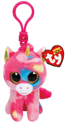 Beanie Boo Clip On Fantasia Muticolour Unicorn - Toyworld