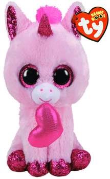 Ty Beanie Boo Regular Valentine Darling Unicorn 2020 - Toyworld