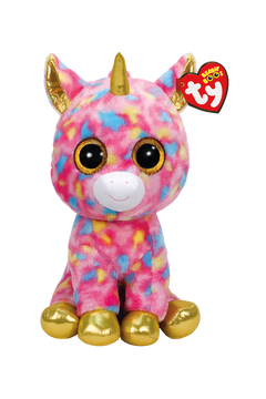 Beanie Boos Large Fantasia Multicolor Unicorn - Toyworld