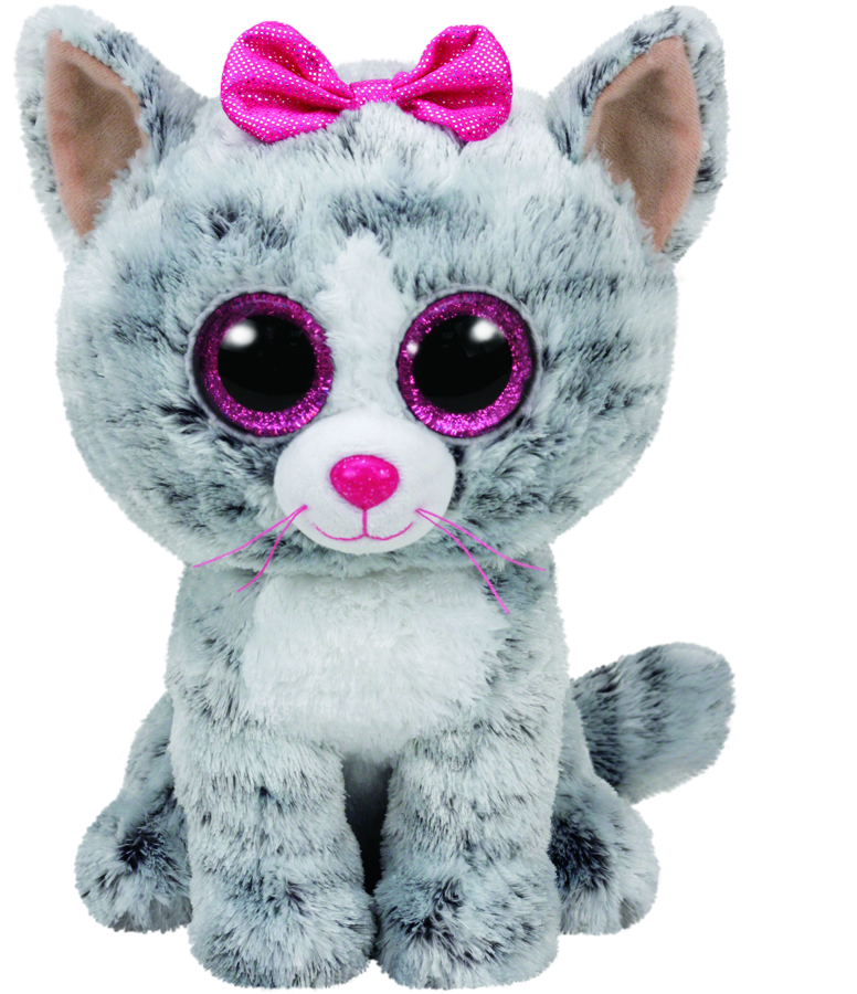 Beanie Boo Kiki The Grey Cat - Toyworld