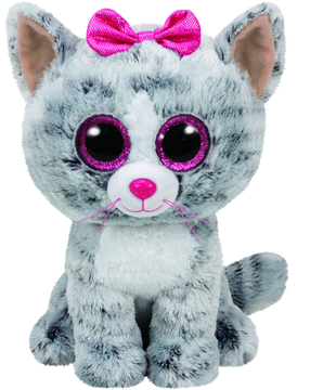 Beanie Boo Kiki The Grey Cat - Toyworld